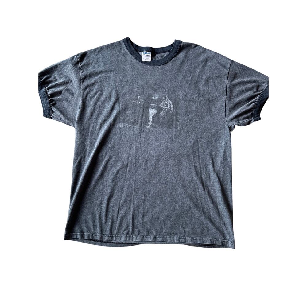 Vintage Genesis Turn it on Again Heather Graphite Black XL Ringer Band Tee